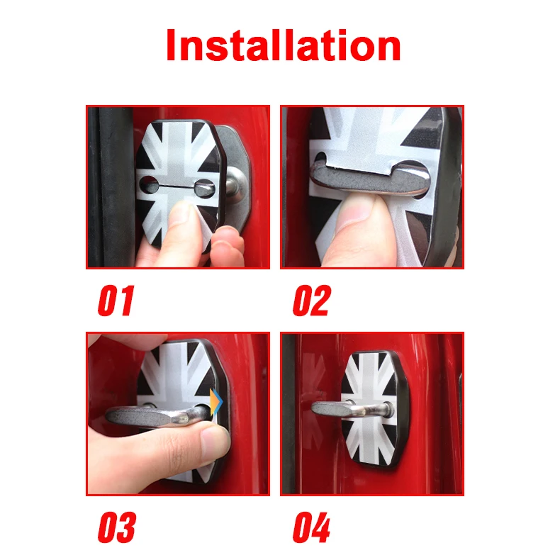 Стайлинг автомобиля антикоррозийный Автомобильный Дверной замок Защитная