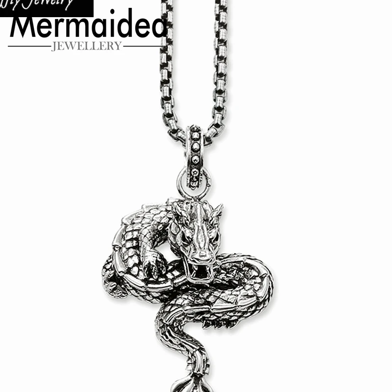 Ожерелье с подвеской в виде дракона для вечеринки стильное модное хорошее