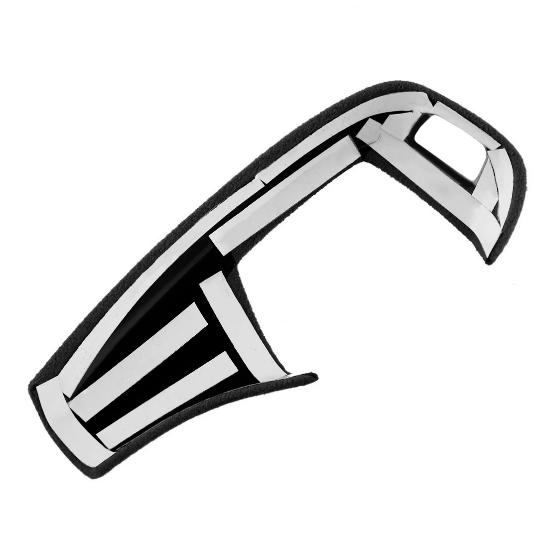 

CITALL Grey Gear Shift Knob Cover Trim Sticker Protector Fit For BMW X5 X6 5 Series E60 E70 E71 2008-2010 2011 2012 2013