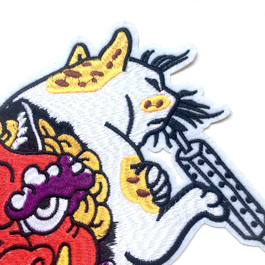 1 шт. крутая качественная вышивка в виде кота Боуда аппликация нашивки для одежды