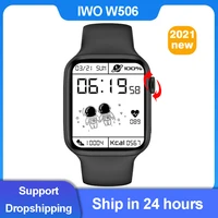 2021 new iwo 13 lite w506 44mm 40mm smart watch full touch bluetooth call wireless charging men women smartwatch pk w26 pro w56