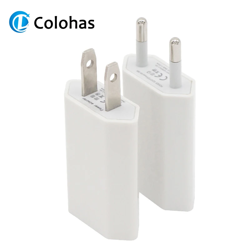 Высокое качество Красочные США Канада ЕС Мопс USB AC Путешествия настенное зарядное устройство адаптер питания для Apple iPhone 6 6S 5 5S 4 4S 3GS 4G
