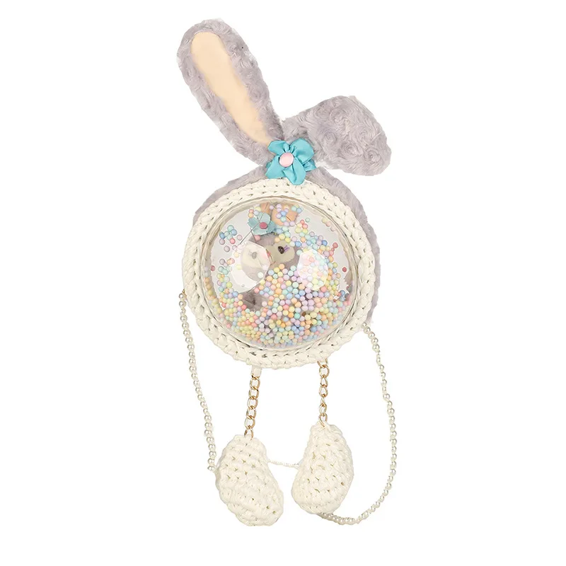 

StellaLou Hand-Woven Bag DIY Material Package Hand-Woven Homemade Cute Net Red Rabbit Handmade Bag for Girlfriend