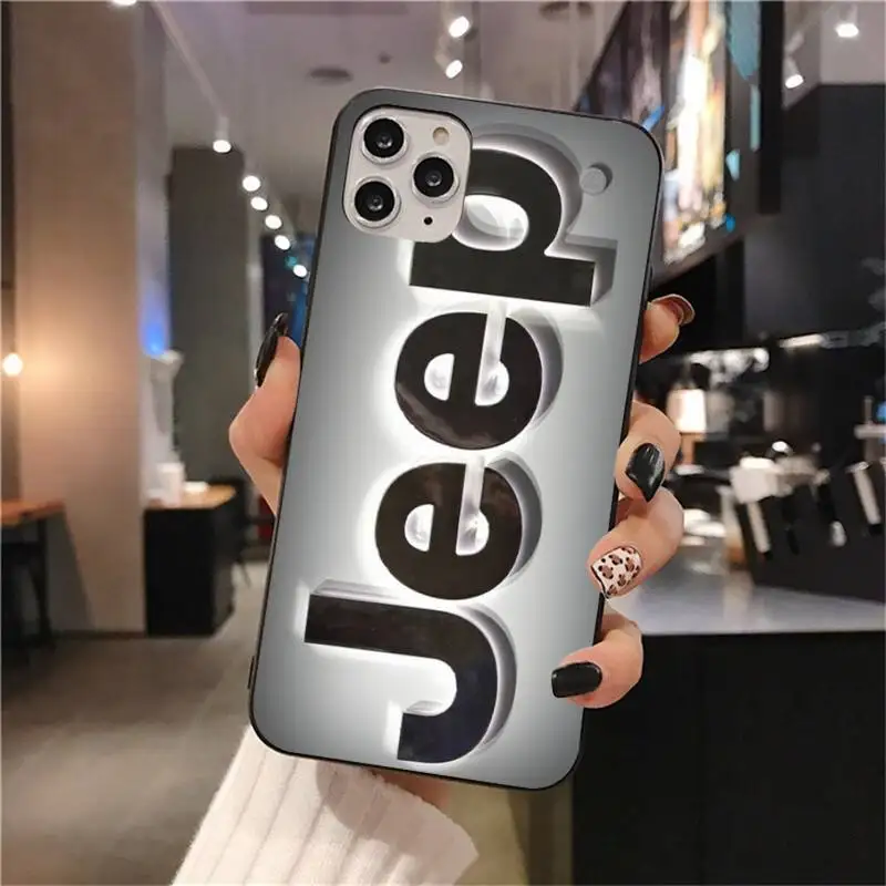 Чехол для телефона с логотипом автомобиля Super Jeeps iPhone 11 pro XS MAX 8 7 6 6S Plus X 5S SE 2020