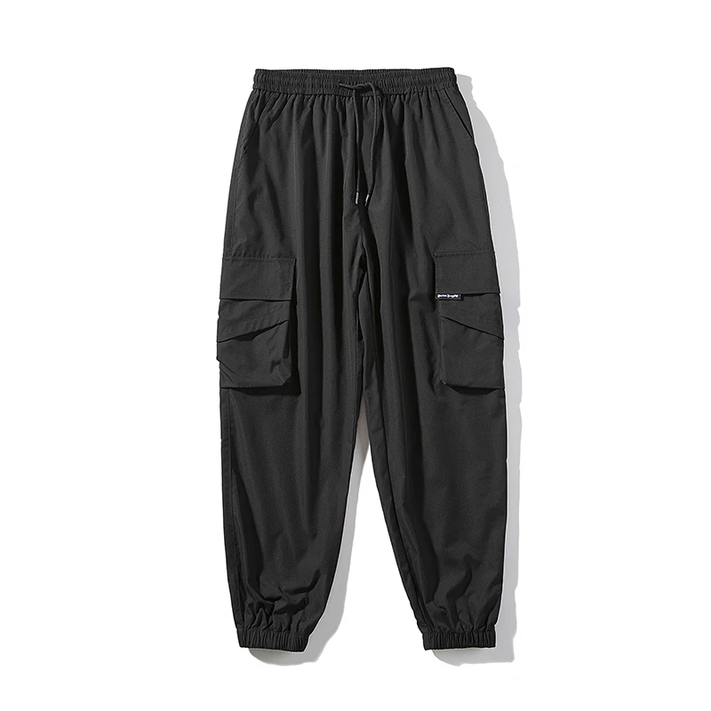 

Streetwear Casual Joggers Men Side-pocket Mens Cargo Pants Fashion Slim Harem Pants Ankle-length Men Trousers