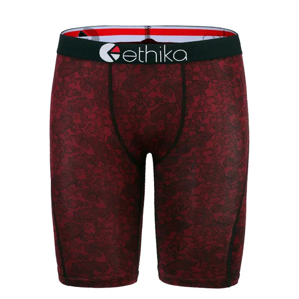 Ethika, мужское нижнее белье до колен, хипстер, хип-хоп, уличная одежда, мужские боксеры, быстросохнущие, модные, дышащие, длинные, для ног, боксеры для женщин - Цвет: J