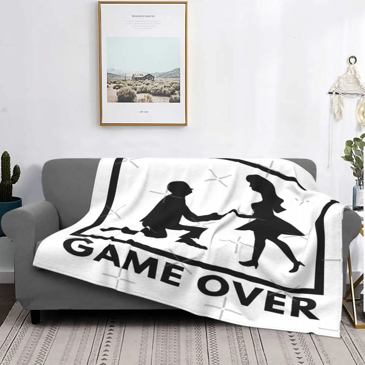 

Manta de broma a cuadros para cama, cobertor de cama 150, manta double, textil de lujo para el доме