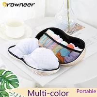heart underwear storage box portable bra socks organizer bag nylon lace travel pouch container against deformed convenient carry