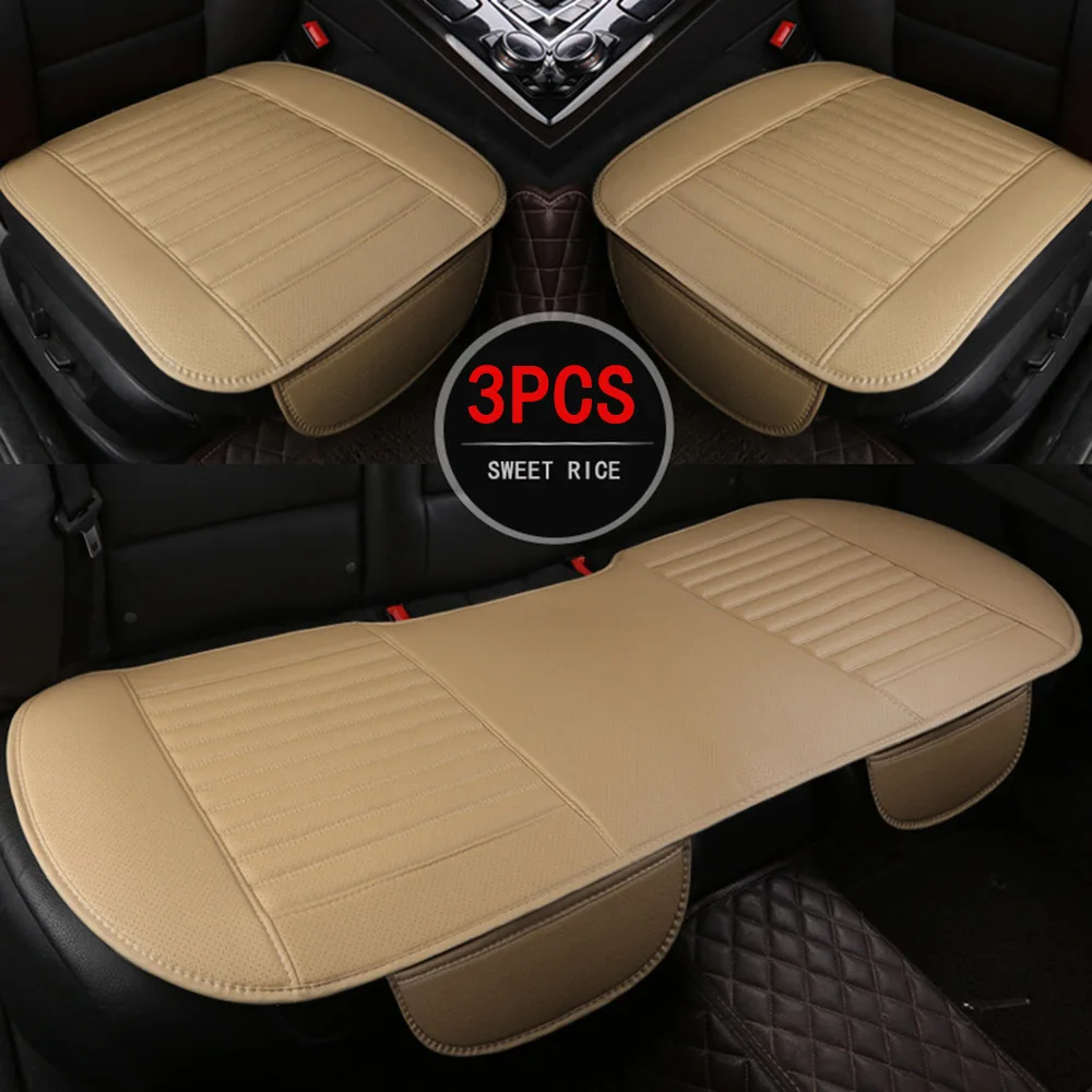 

PU Leather Car Seat Cover Set Full Set Vehicle Chair Protector for Ssangyong Actyon Korando Kyron Rexton Car Seat Protector