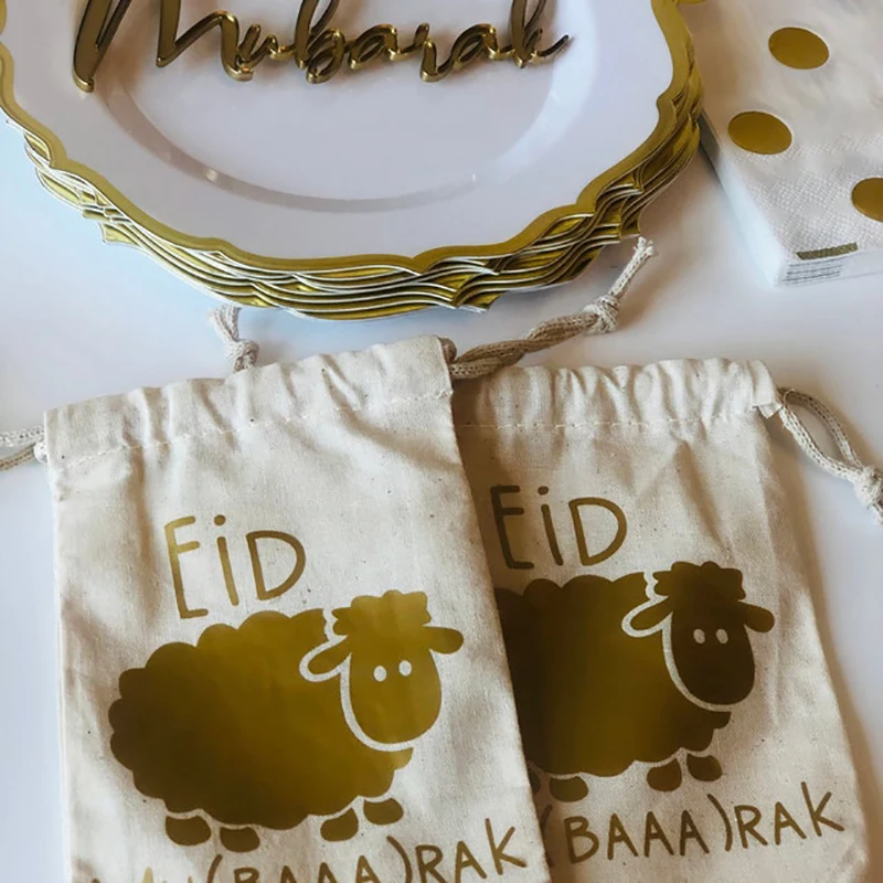 

5 шт., парусиновая Сумочка в виде овец