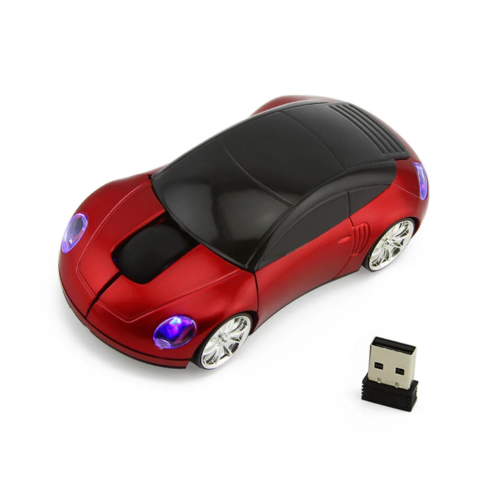 Беспроводная оптическая мышь 2 4 ГГц USB 1600DPI со светодиодсветильник кой|Мыши| |