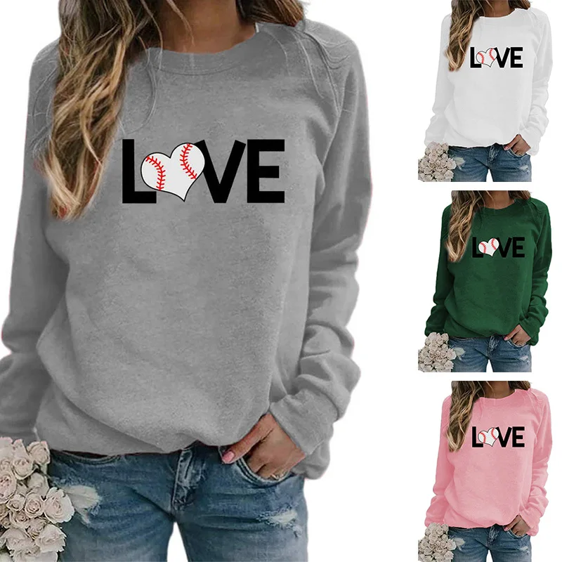 

Свитшот женский с круглым вырезом, пуловер с капюшоном, осенняя Повседневная флисовая одежда, Свободная Толстовка Оверсайз