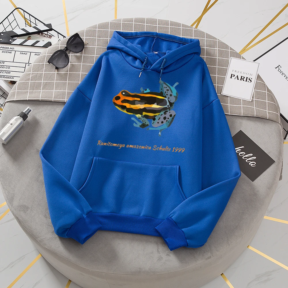 Women Sweetshirts Winter Long Sleeve Coats Woman Harajuku Gothic Frog Letters Sweatshirts Plus Size Oversized Streetwear Hoodies