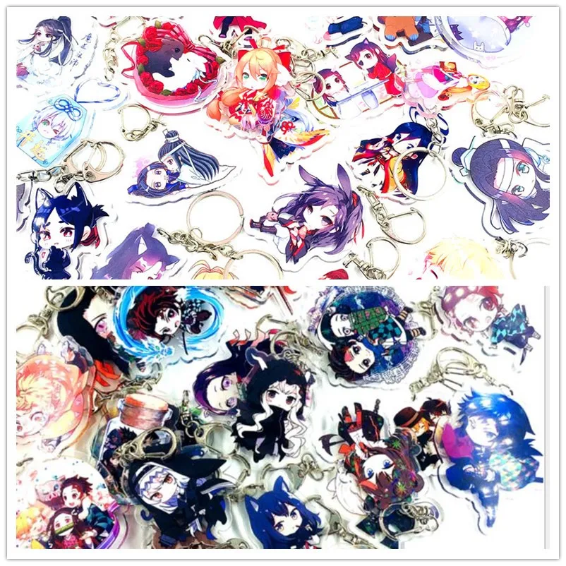 

100 шт. брелки смешанных стилей Аниме сотни брелоков Modaozhushi Hetalia Подвески Doubleside печать Kerying
