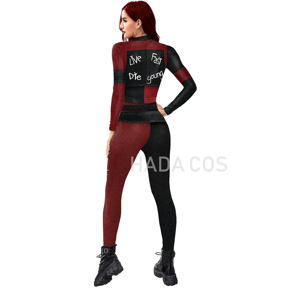 Вечерние бинезон женский эластичный с длинным рукавом и 3D принтом 2021| |