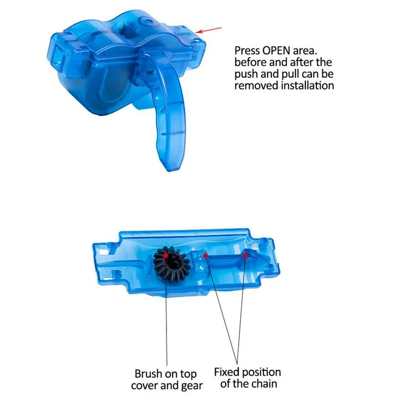 

Bicycle Chain Cleaner Practical Bike Repair Tool Kits Cleaning Machine Road Bike Wheel Washer Repair Tool Brushes Scrubber