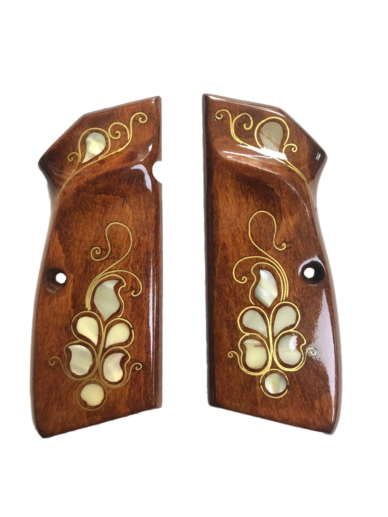 

Belgium Browning 14 Compatible Pearl Inlaid Wooden Grip