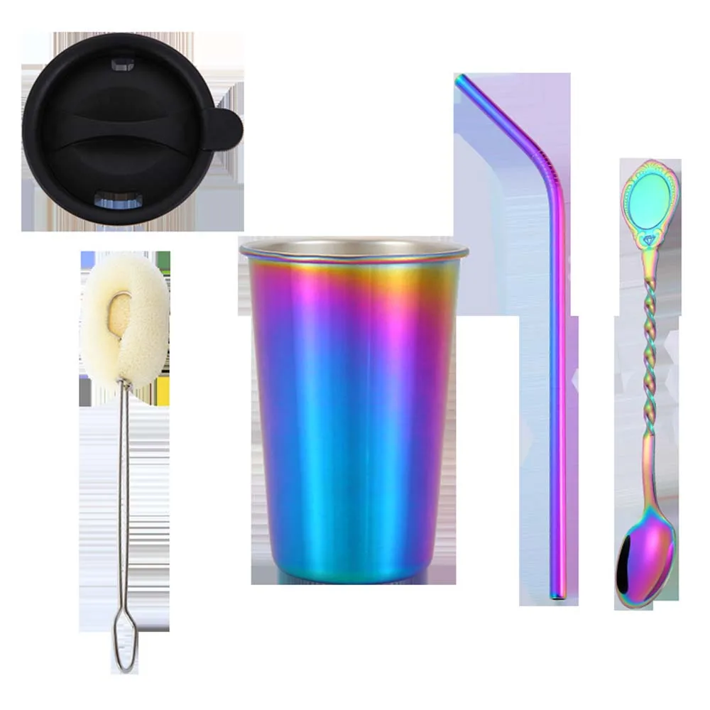 1 комплект из нержавеющей стали пивная кружка бар холодный напиток кофейная