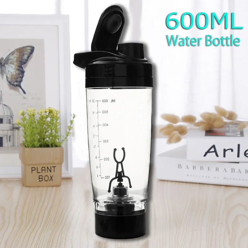 

600ML Electric Protein Shaker Blender Fitness Shaker Cup Bottle Brewing Powder Movement Eco Friendly Automatic Vortex Mixer