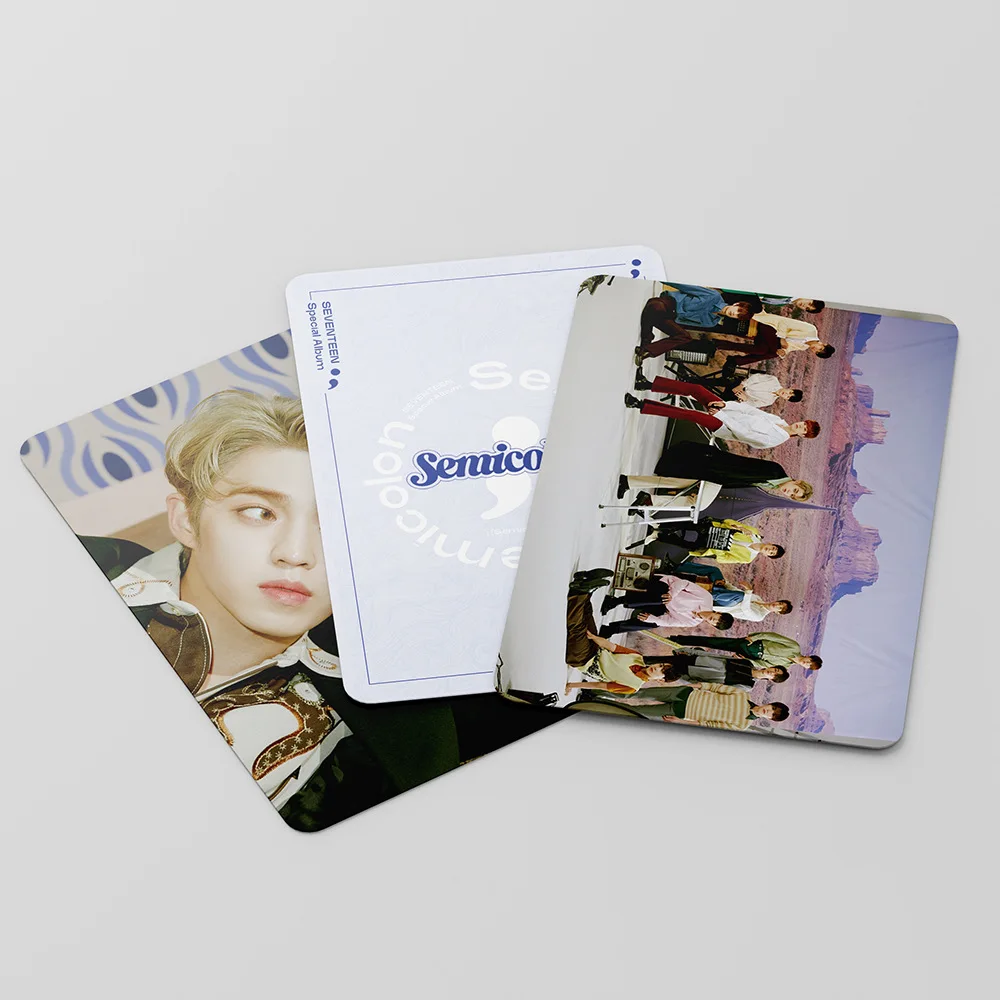 

54pcs/set Kpop Seventeen Photocard HD Photo Special Album SEMICOLON Poster Postcards K-pop SEVENTEEN Exquisite LOMO Cards