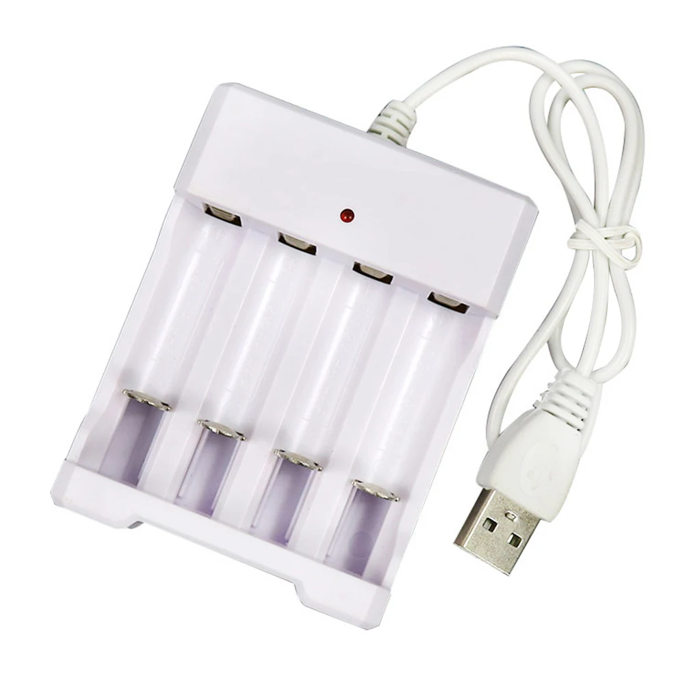 4 слота USB зарядное устройство для батарей AA AAA NiCd NiMh адаптер зарядного устройства