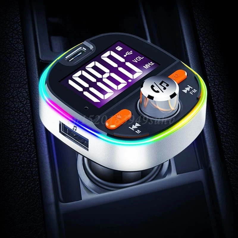Автомобильный MP3-плеер OOTDTY QC3.0 с быстрой зарядкой Bluetooth 5 0 FM-передатчик