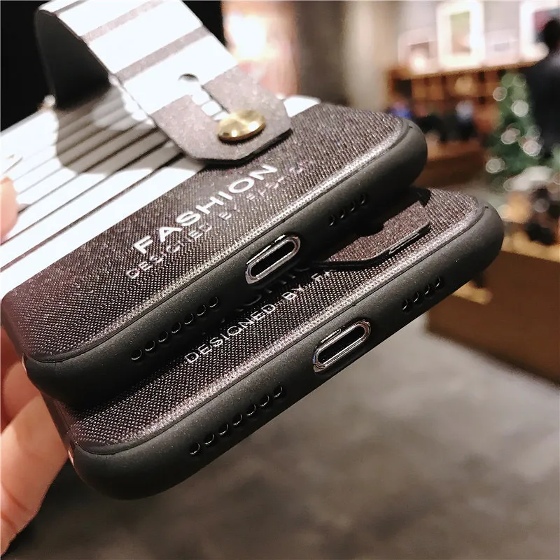 Ремешок для телефона чехол s iPhone Xs max 11 Pro Max 7 8 6 6s Plus X XS XR мягкий ТПУ в полоску |