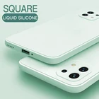 Оригинальный квадратный жидкий силиконовый чехол для Xiaomi Mi 11, 10T, 10, 9T, 9, 8 Lite, Mi Note 10 Pro, SE, чехол для Xiaomi Mi 6, 6X, 11i, 11X