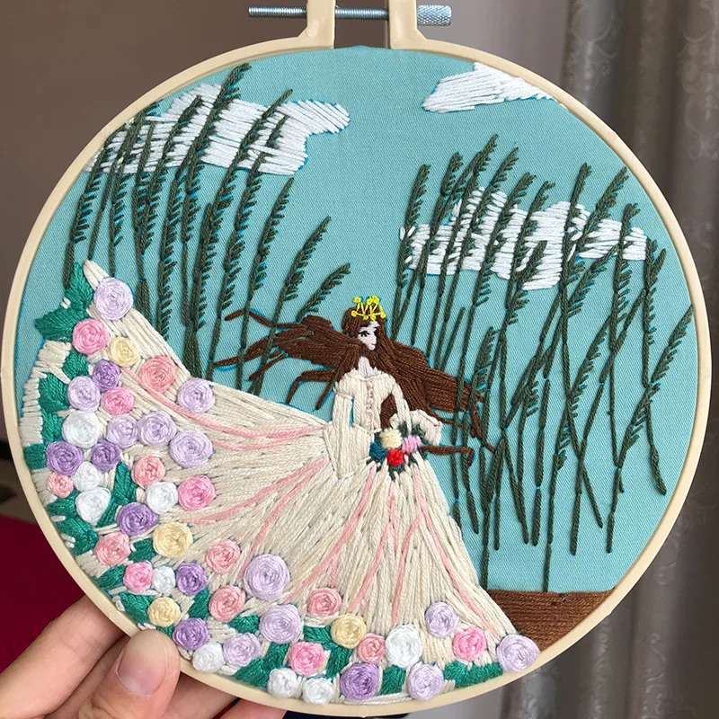 DIY 3D Вышивка лентами для начинающих рукоделие тренировочные наборы