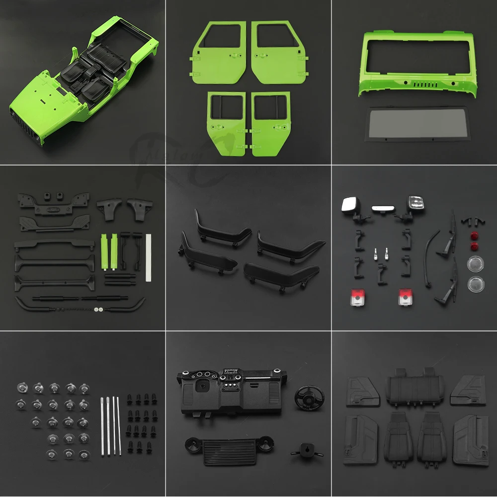 Hardbody 313 мм Колесная база Wrangler Rubicon комплект трансформируемого кузова для 1/10