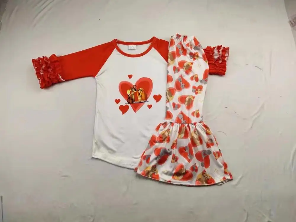 Эксклюзивный комплект для девочек на День Святого Валентина оптовая продажа