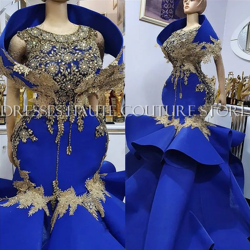 Женское вечернее платье-Русалка Aso Ebi черное кружевное платье в африканском стиле