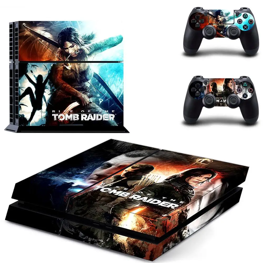 Наклейка s Rise of The Tomb Raider наклейка для PS4 PS 4 Play station Pegatinas консоли playstation и 2