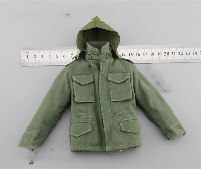 

1/6 Scale I80112 Green Coat Jacket Models for 12''Figures Bodies Accessories DIY