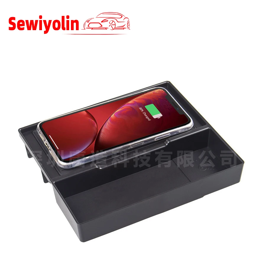 

2018-2019 For Audi A6 A7 Car Accessories QI Fixed Wireless Charger Board Smart Phone Vehicle USB Charger Special Auto Sewiyolin
