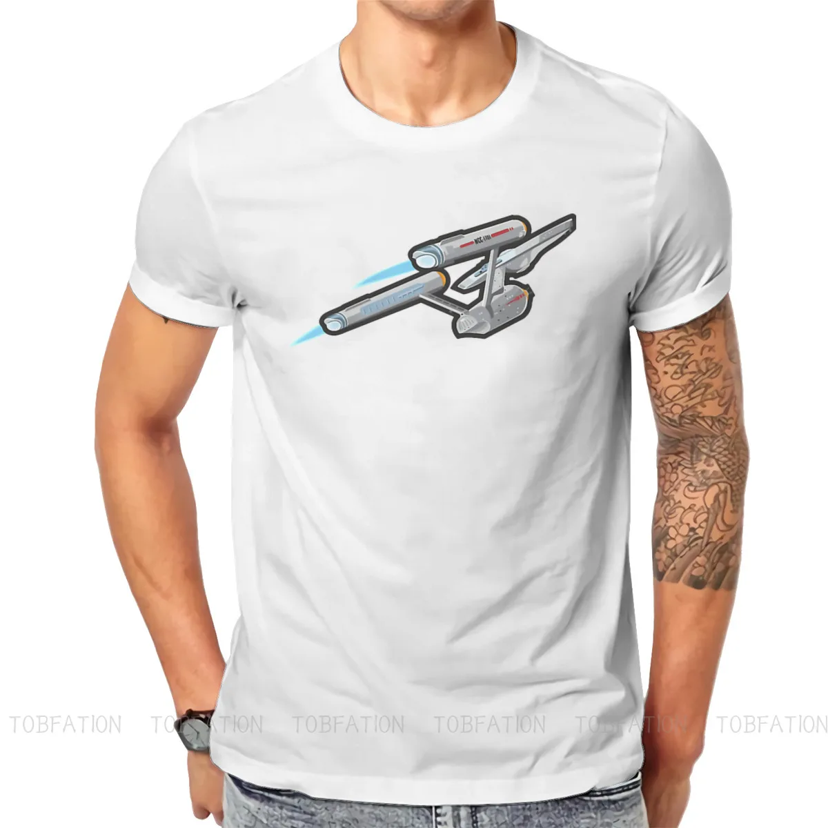

Уникальная футболка Enterprise для путешествий, путешествий, космическая пленка, удобная креативная Подарочная одежда, футболки, Товары в налич...