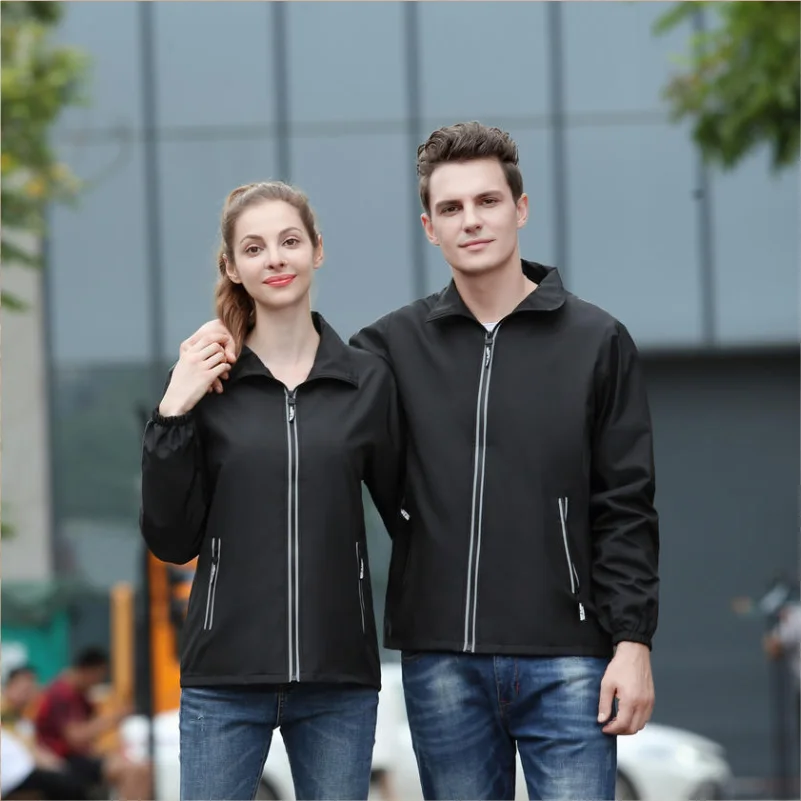 Осенняя тонкая Классическая ветровка YOTEE с логотипом на заказ фирменная