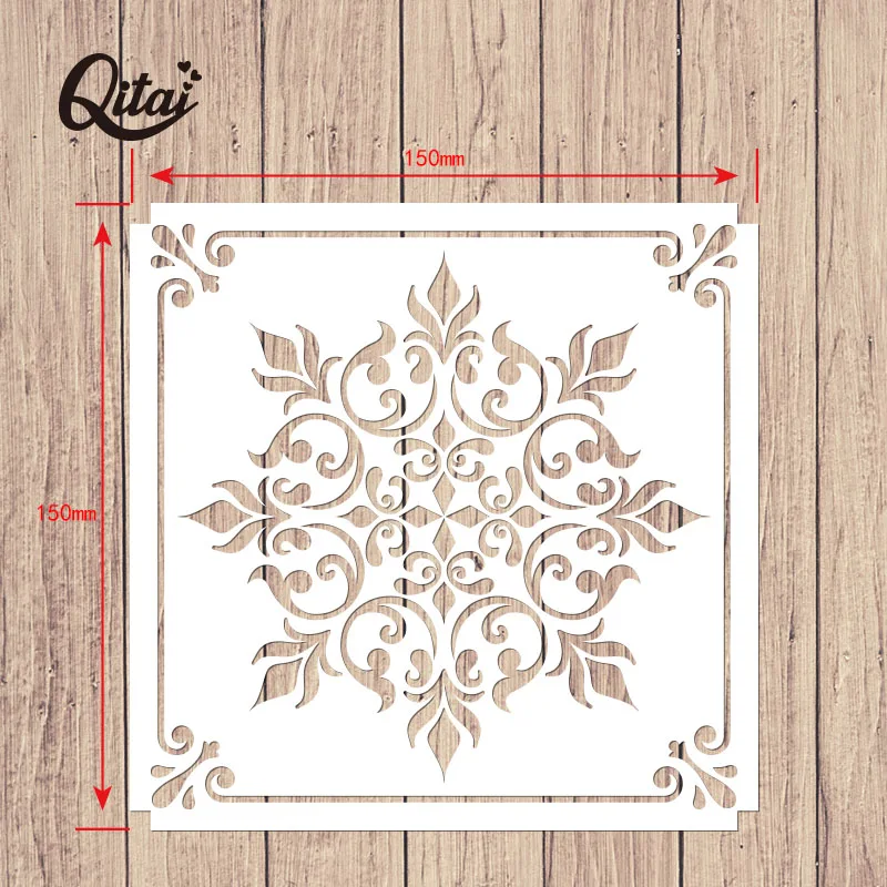 Многослойные трафареты QITAI 12 шт./компл. для DIY скрапбукинга/фотоальбома