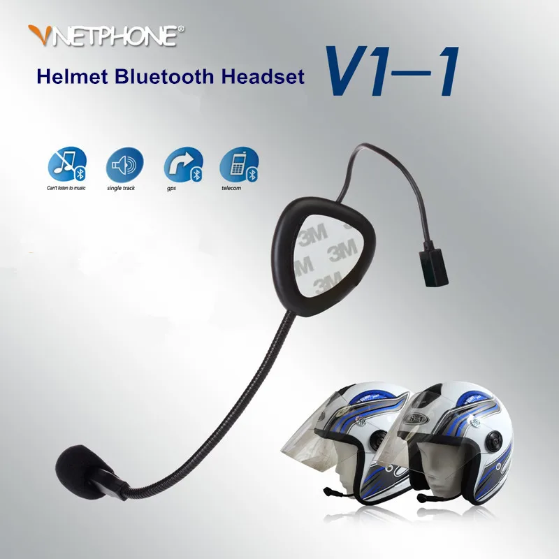 Беспроводная гарнитура для мотоциклетного шлема V1-1 моно наушники Bluetooth 3 0