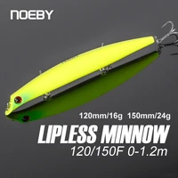 noeby floating minnow fishing lures 120mm 150mm lipless minnow wobblers jerkbait lure hard bait for pike bass fishing lures