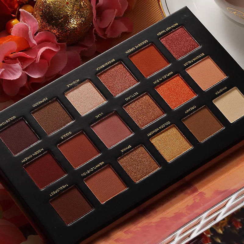 Тени для век Desert Rose матовый светильник 18 цветов| |