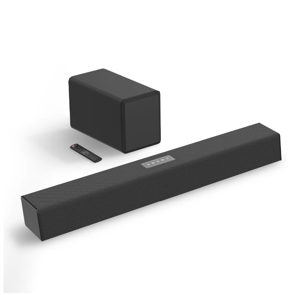 100 Вт ТВ Саундбар 2 1 Bluetooth динамик 5 0 Система домашнего кинотеатра 3D объемный&gt 80 дБ