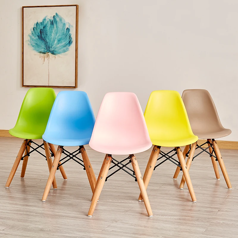 Детский обеденный стул из твердой древесины для столовой мебель ресторана