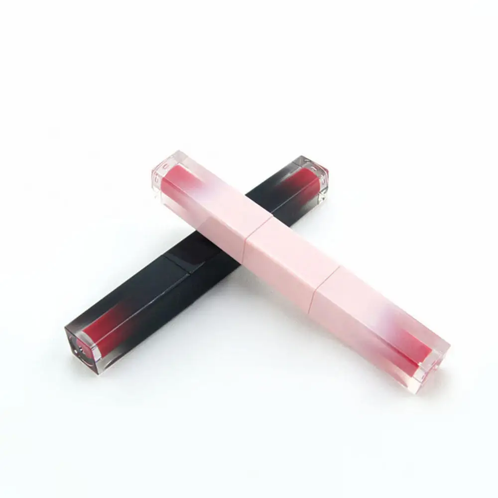 

6ML Gradient Color Double Side Square Lip Gloss Tube Empty Lip Glaze Bottle Eyeliner Lipstick Plastic Cosmetic Container