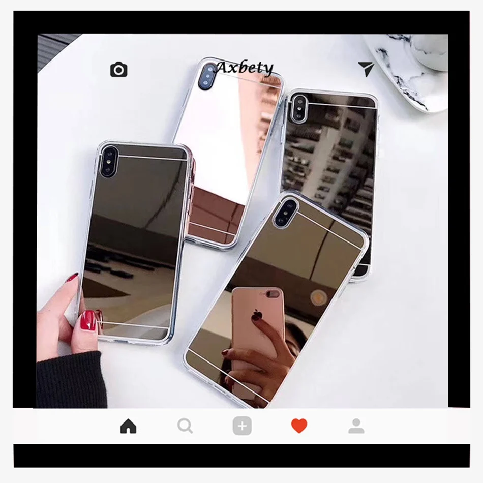 For Redmi Note 8 Pro 7 5 K20 8a 7a 6a Case Luxury Mirror Plating Cover Xiaomi Mi 8se 9 5x 6x Ultra Slim Soft Coque |