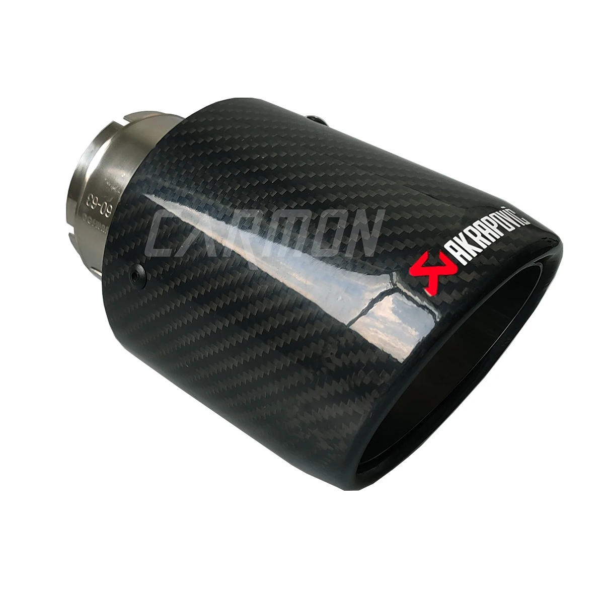 2019 новый тип вьющиеся края автомобиля Универсальный Akrapovic углеродного волокна