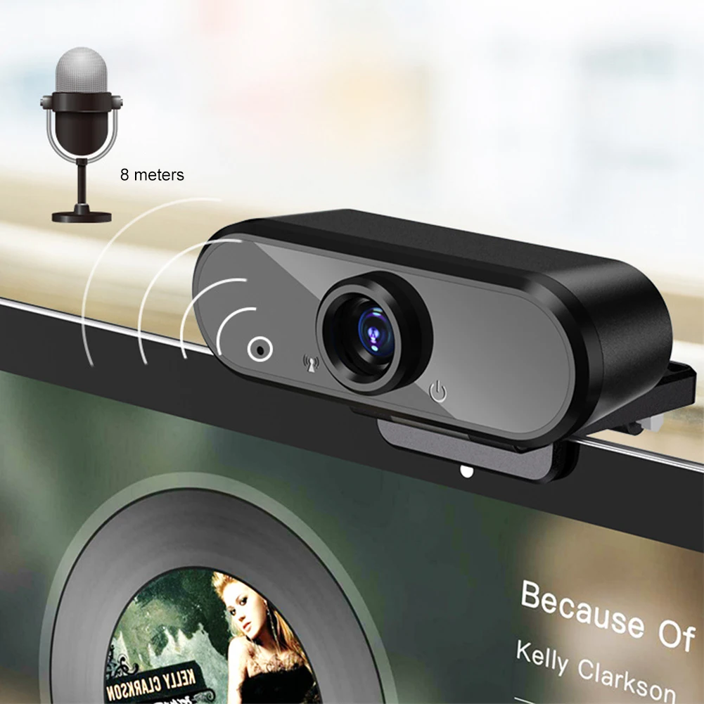 

1080P HD Home Recording Conferencing Office Desktop Computer Laptop PC With Microphone Auto for Focus USB Webcam Camera