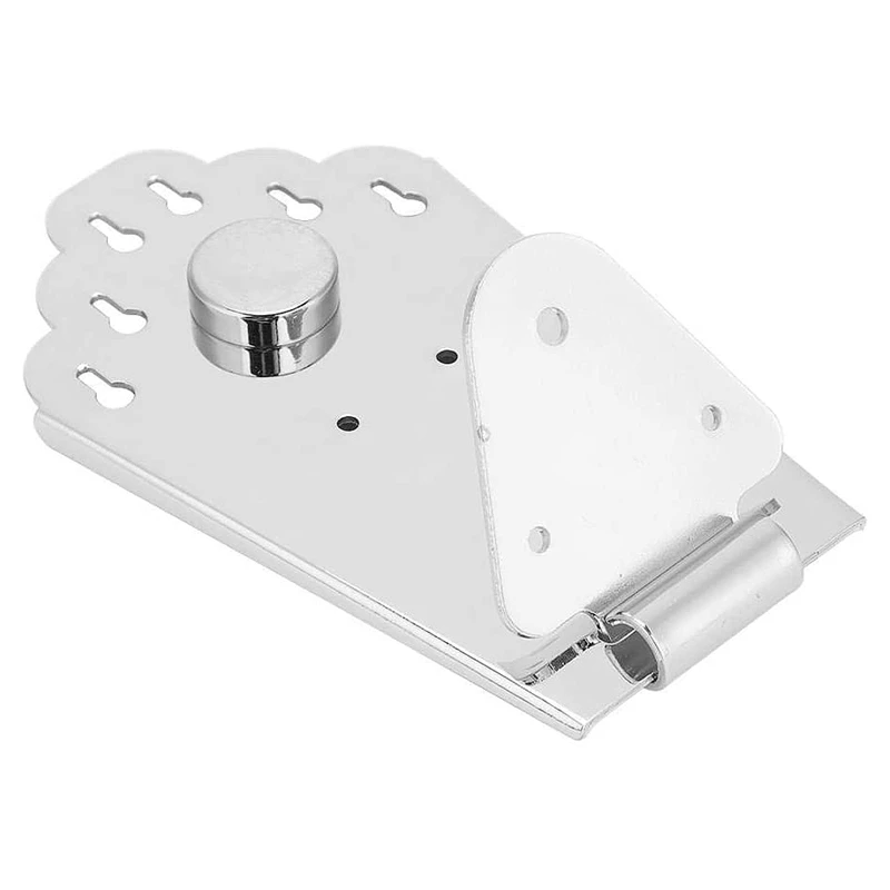 

6 Strings Guitar Tailpiece Bridge, Metal Tailpiece Bridge with Screws for 6 String Jazz Electric Guitar Musical Parts