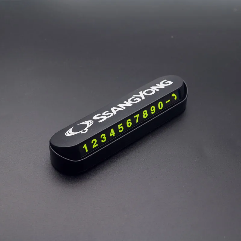 Автомобильный Стайлинг карточка с телефоном для временной парковки номер карты