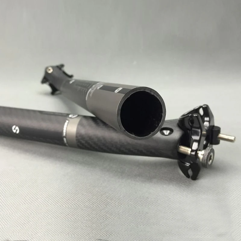 Новый Полный карбоновый Подседельный штырь для горного велосипеда Горный